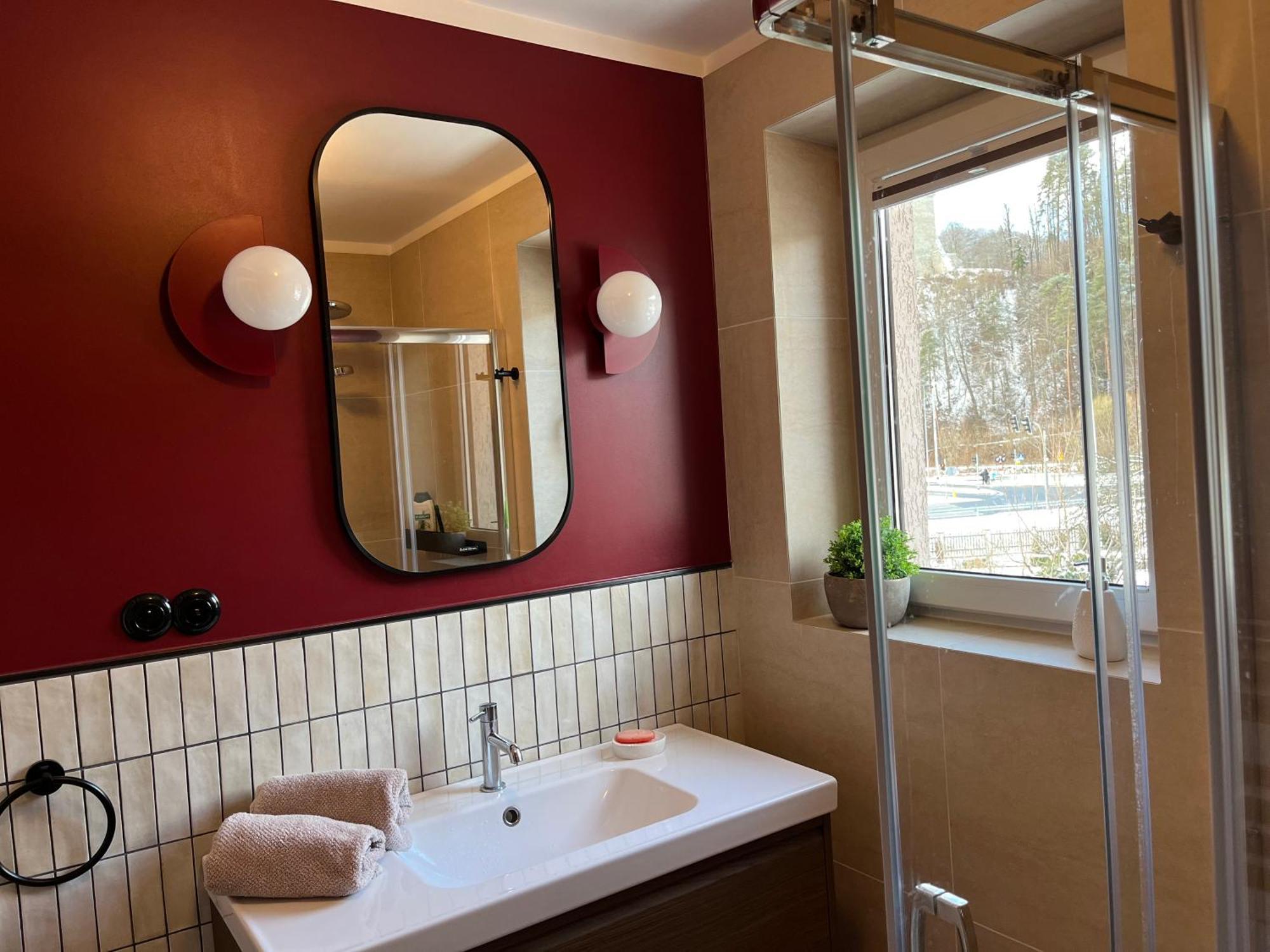 Villa Turris Apartamenty Przy Muszynskim Zamku มูเชนา ภายนอก รูปภาพ